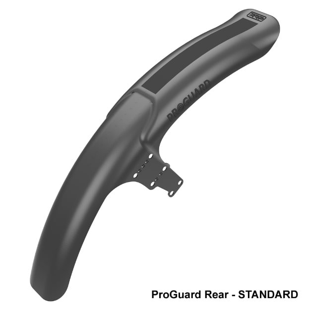 Rear mudguard for clearance bike