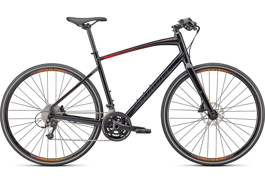 Specialized hybrid bike deals black