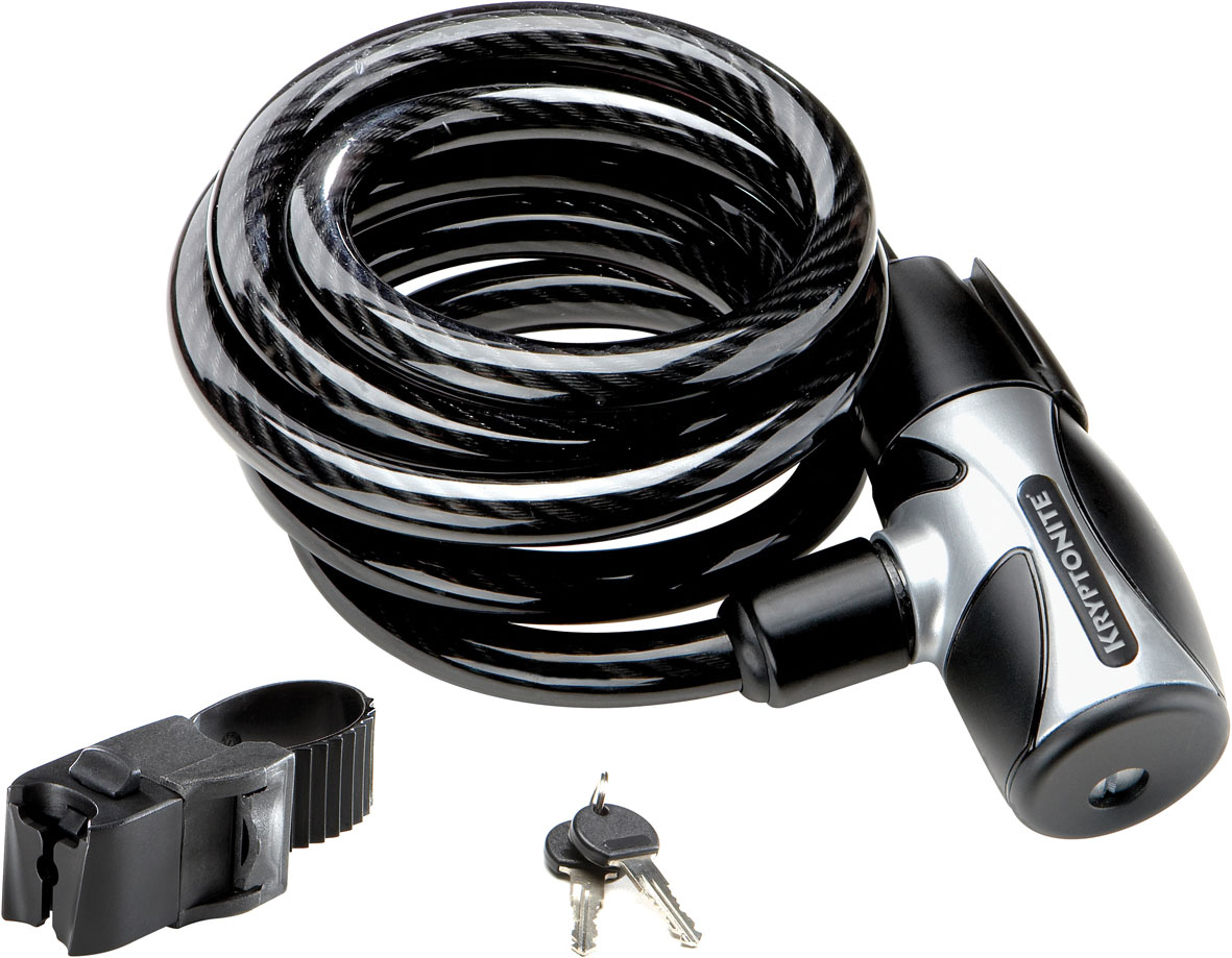 kryptonite kryptoflex retractor r2 pocket combo cable bike lock